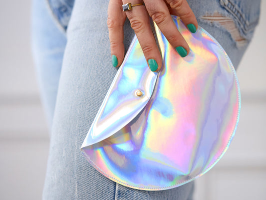 How to Make a Chic Holographic Clutch