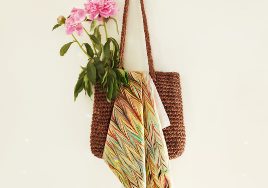 Make Your Own Marbled Fabric