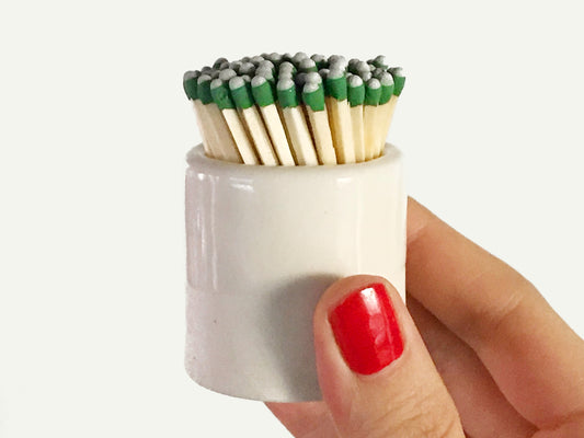 Ceramic Match Striker - Satin Cobalt on Porcelain