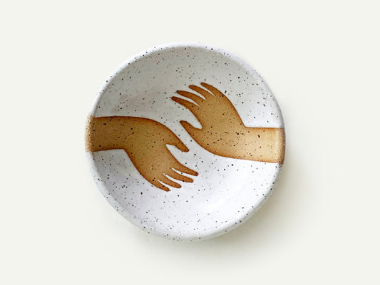 Pre-Order: Trinket Ring Dish - Hand - White