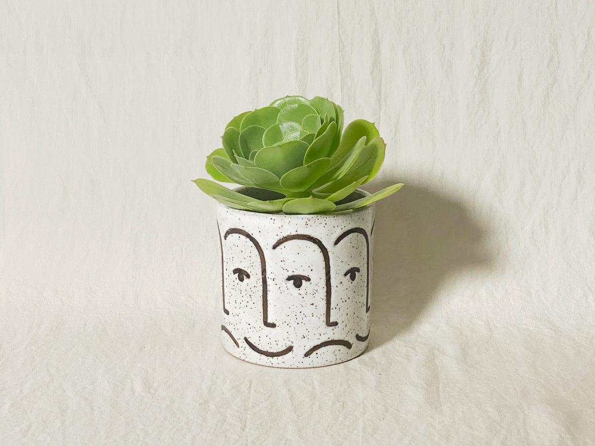 "Mood" Planter / Pot - Black