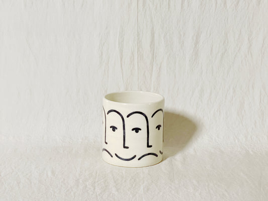 "Mood" Cup / Tumbler - Black & White