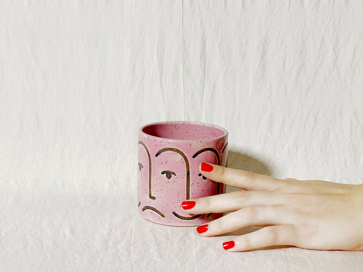(SECOND) "Mood" Planter / Pot - Pink