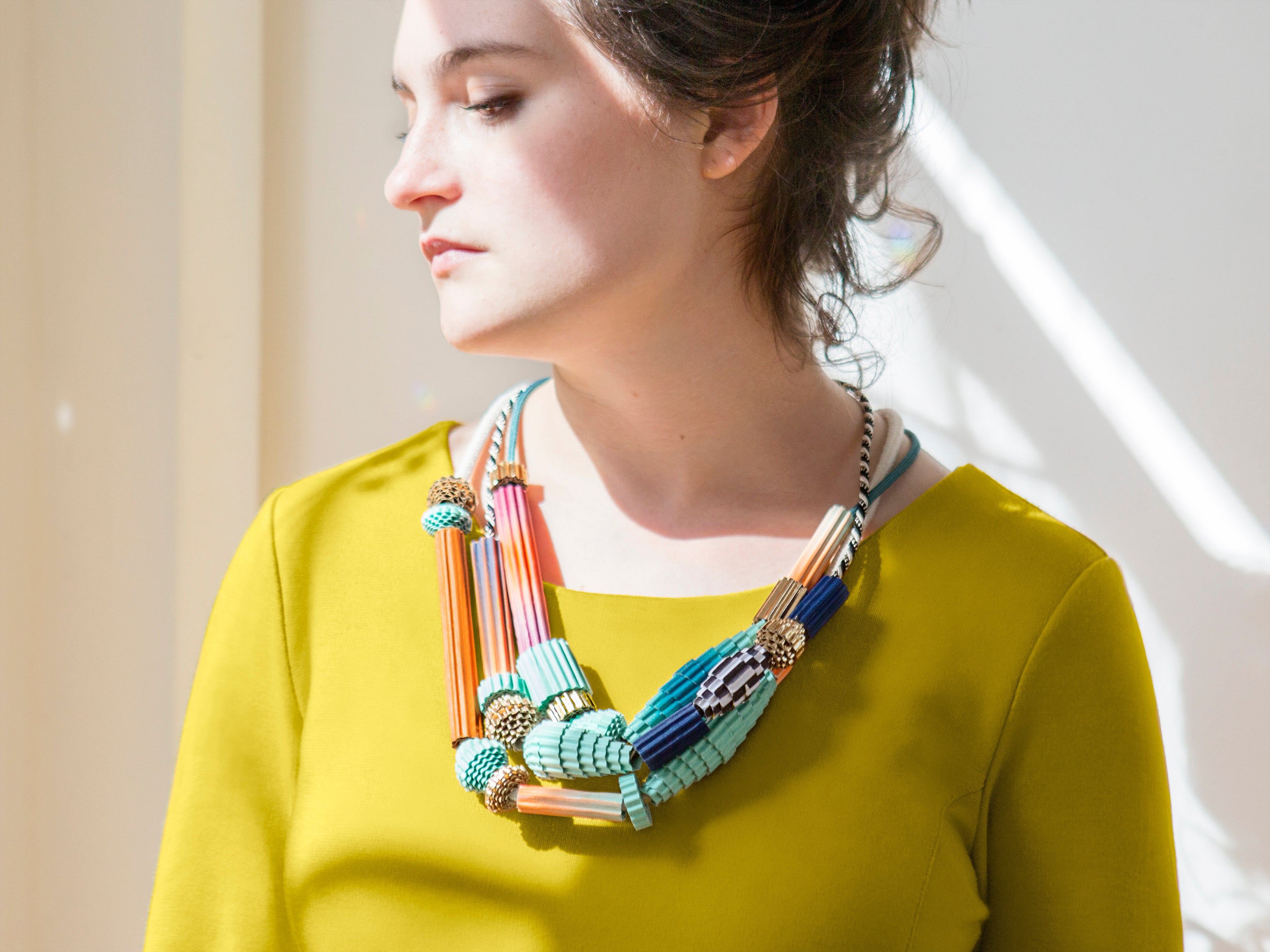 Make a Paper Bead Statement Necklace