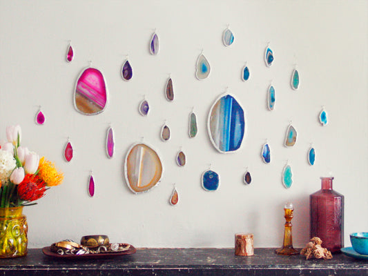 Create an Agate Slice Art Wall