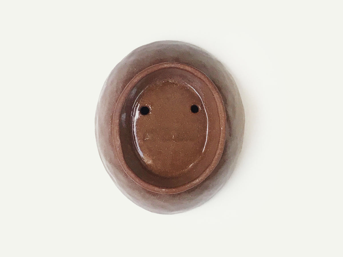 Ceramic Face Dish / Soap Holder / Incense Holder