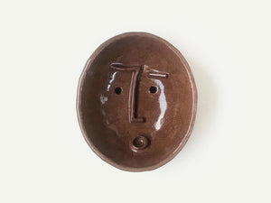 Ceramic Face Dish nº13 / Soap Holder / Ring Dish