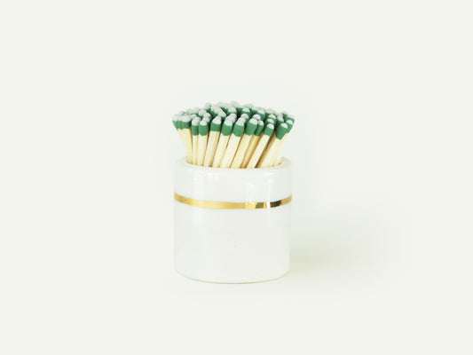 Ceramic Match Striker - Gold on Porcelain
