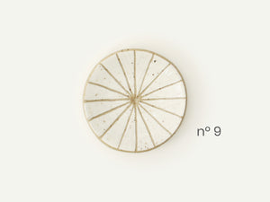 White Carved Ring Dish / Incense Holder