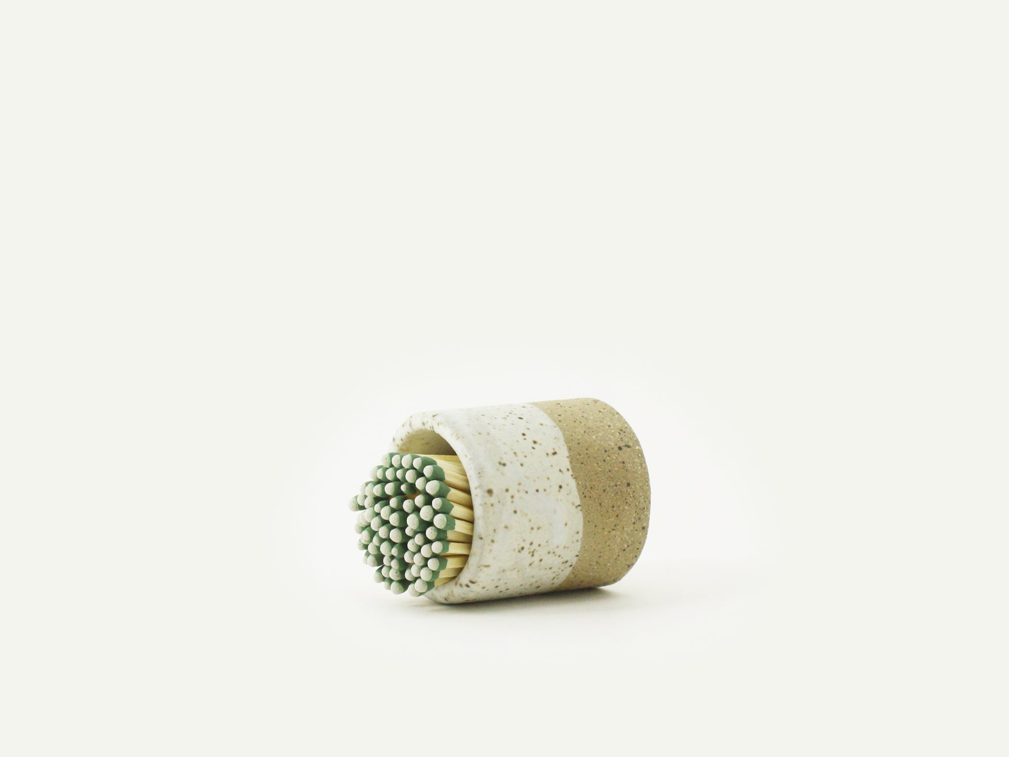 Ceramic Match Striker - Clear on Porcelain