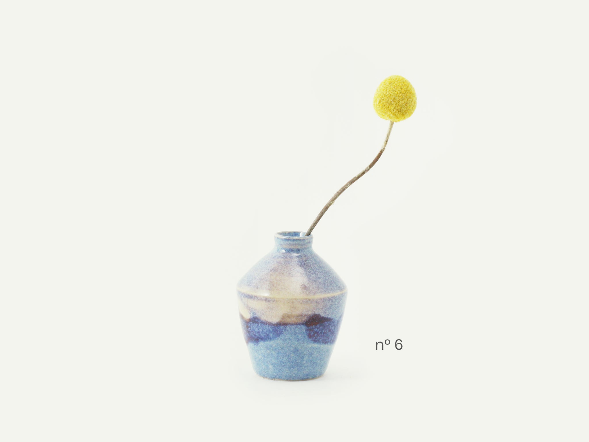 Miniature Aurora Blue Bud Vase / Urn