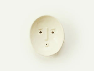 Ceramic Face Dish nº5 / Incense Holder / Soap or Ring Dish