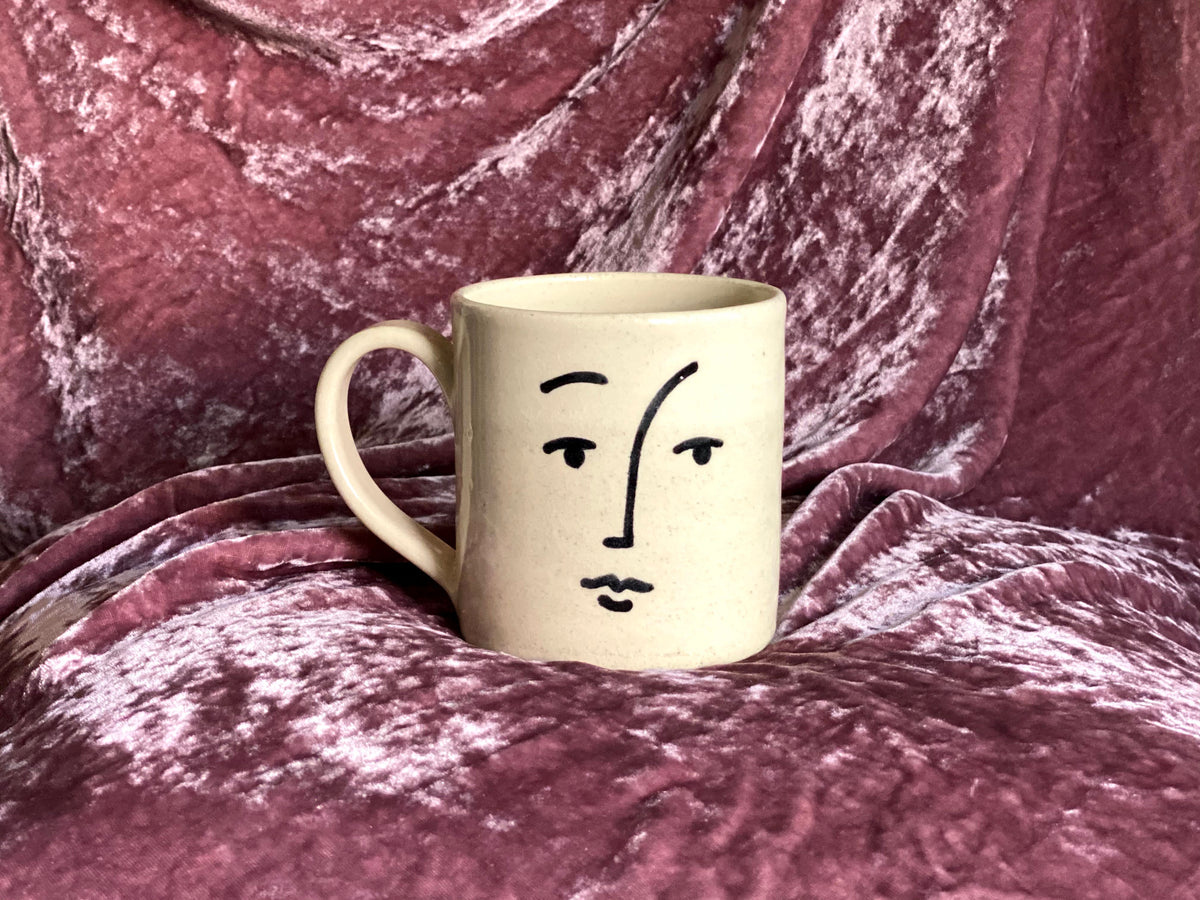 Pre-Order: Portrait Mug - Black + White