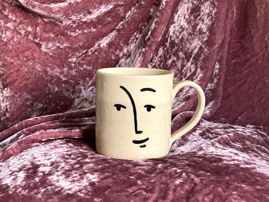 Pre-Order: Portrait Mug - Black + White