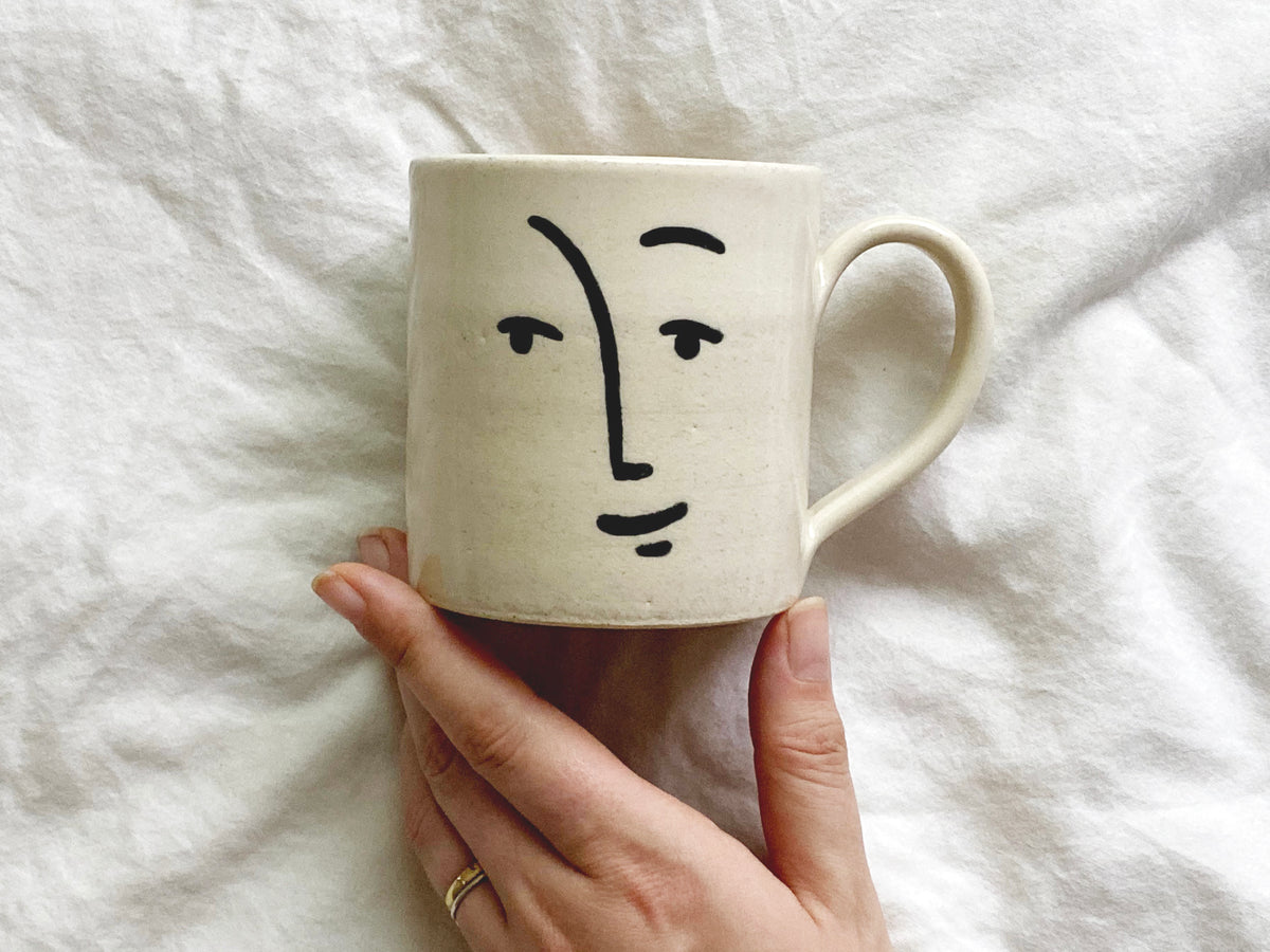 Pre-Order: Portrait Mug - Black + White