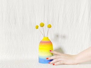 "Blur" Vase - Rainbow Ombre (1)