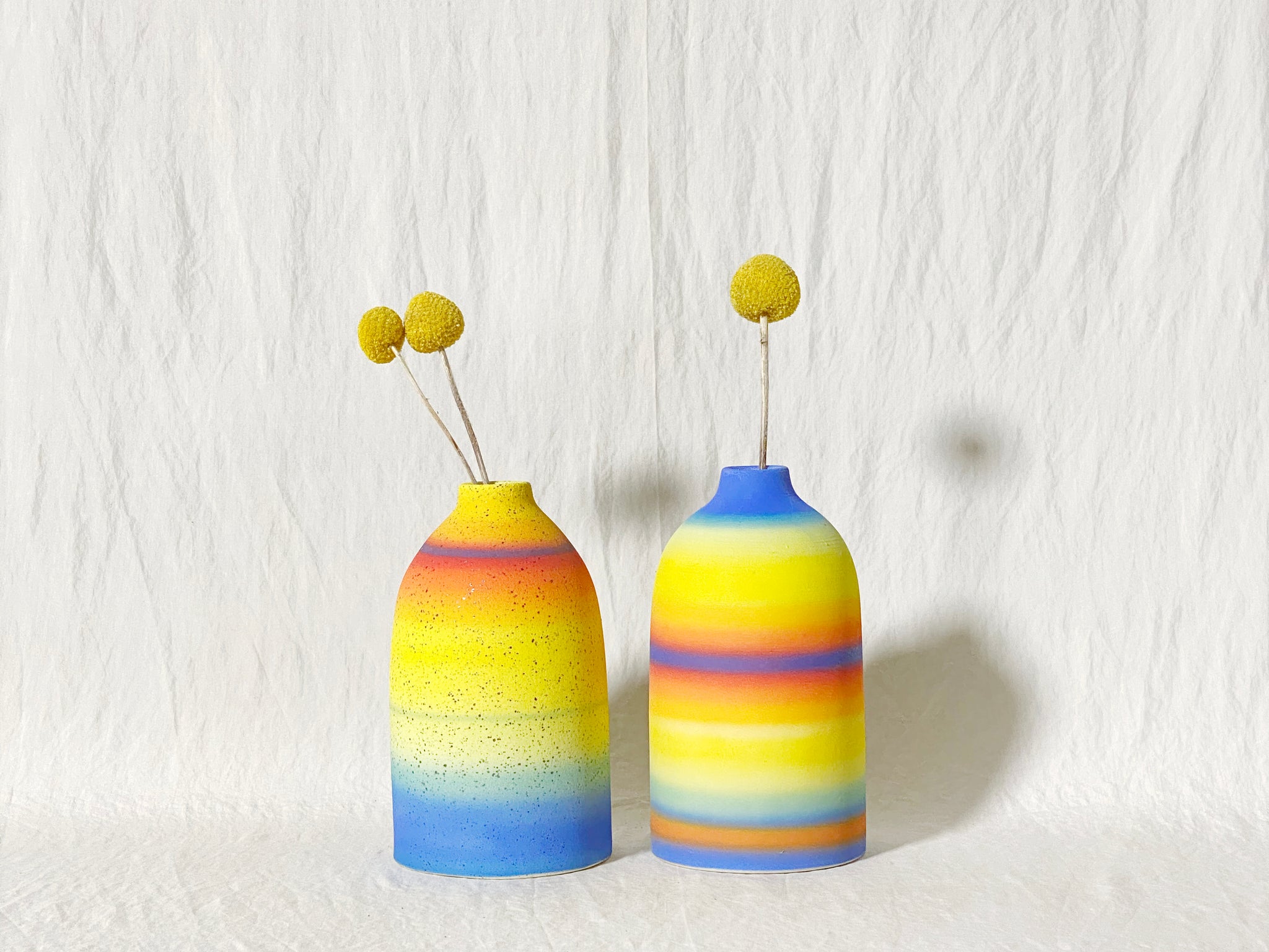 "Blur" Vase - Rainbow Ombre (1)
