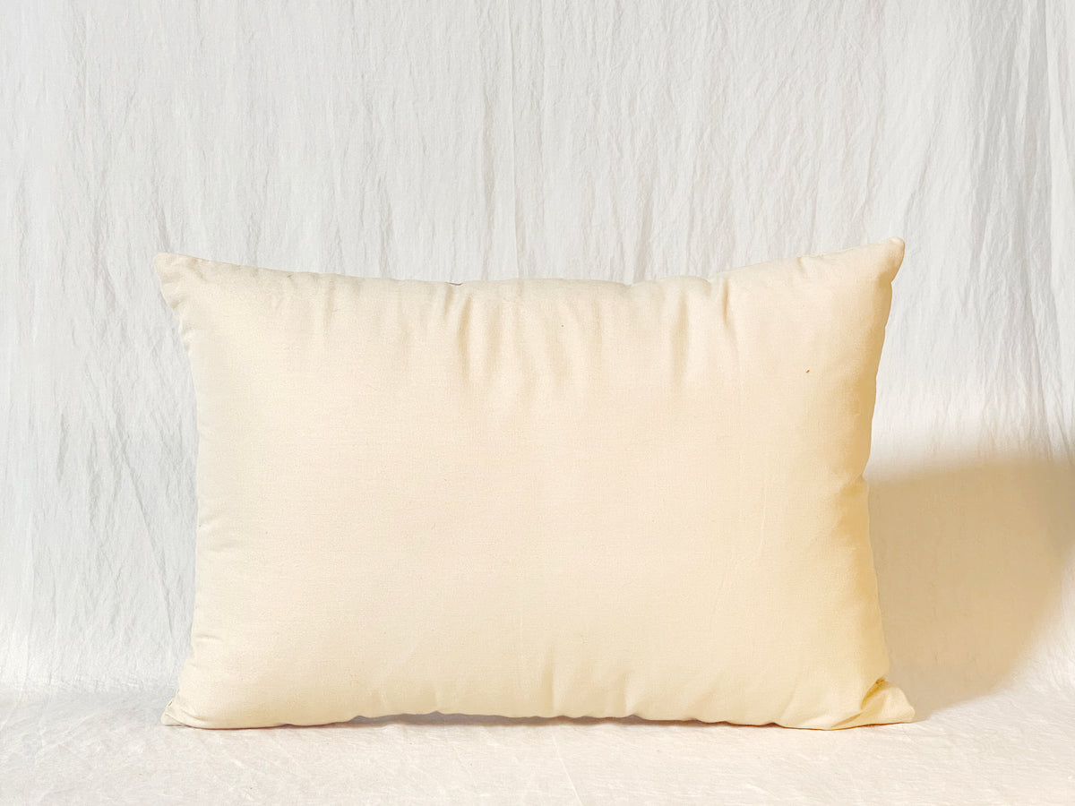 Patchwork Quilted Bolster Pillow (7x12)