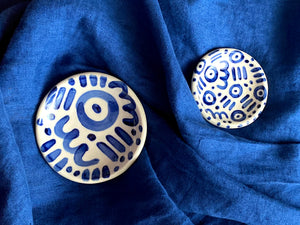 Pre-Order: Doodle Trinket Ring Dish - Blue Pattern