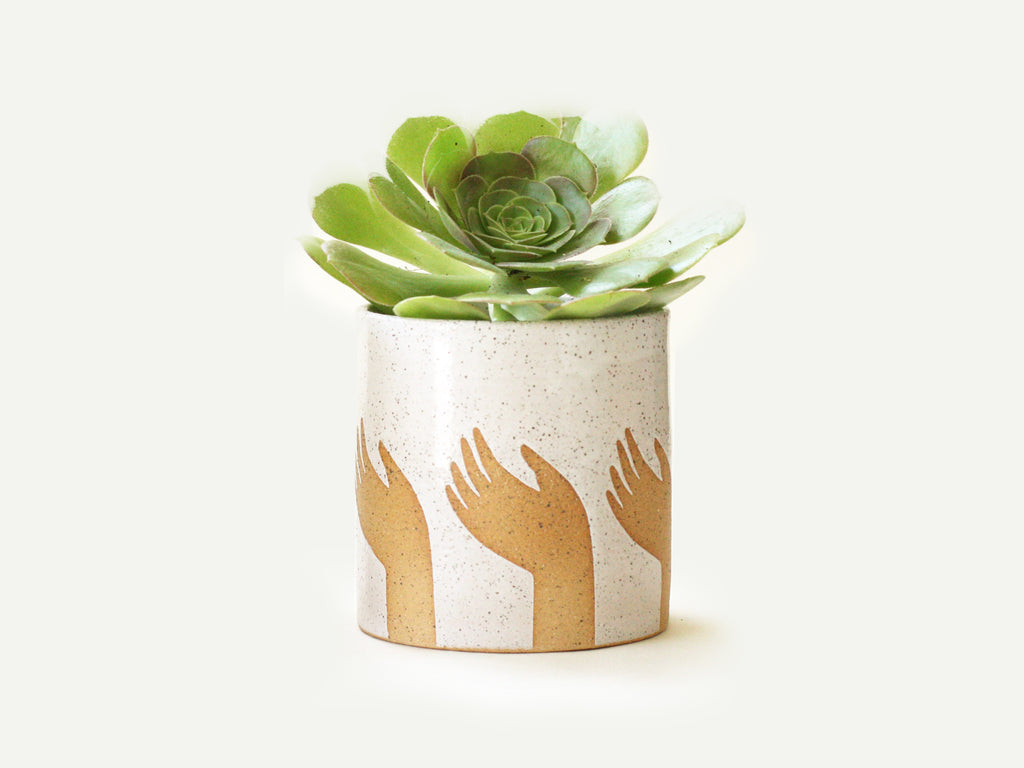 Pre-Order: Left Hand Pattern Planter / Pot