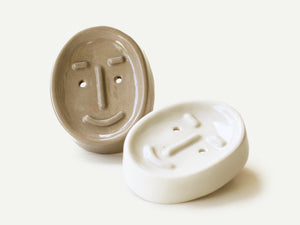 Ceramic Face Soap Dish