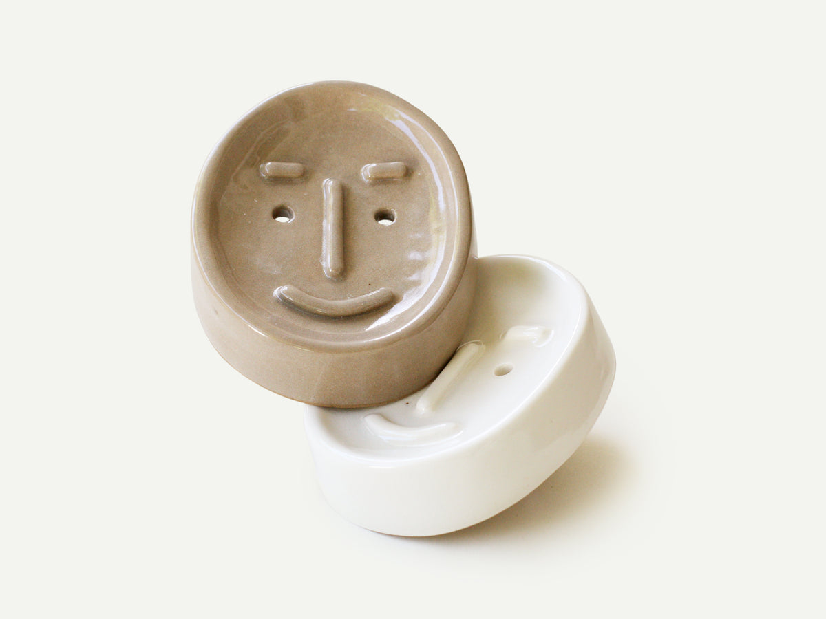 Ceramic Face Soap Dish