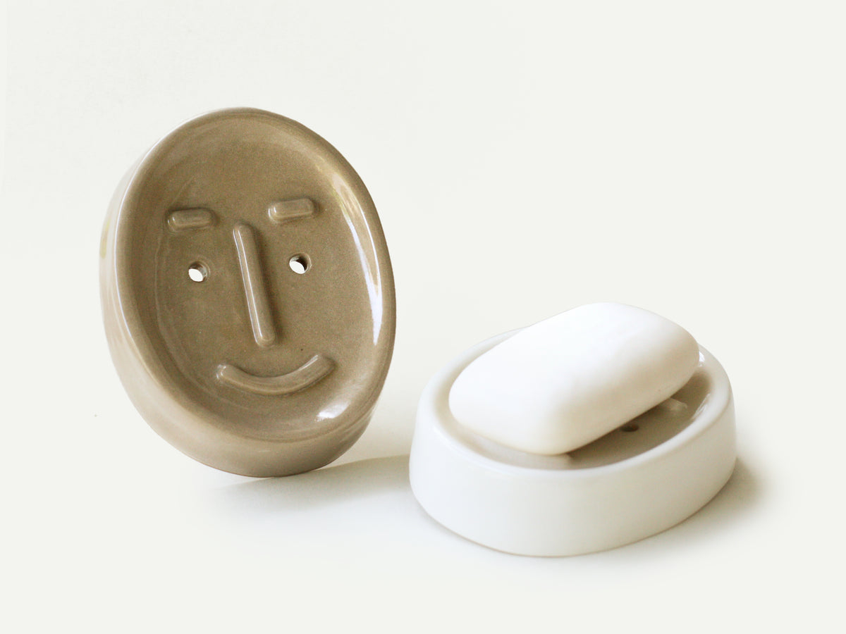 Ceramic Face Soap Dish
