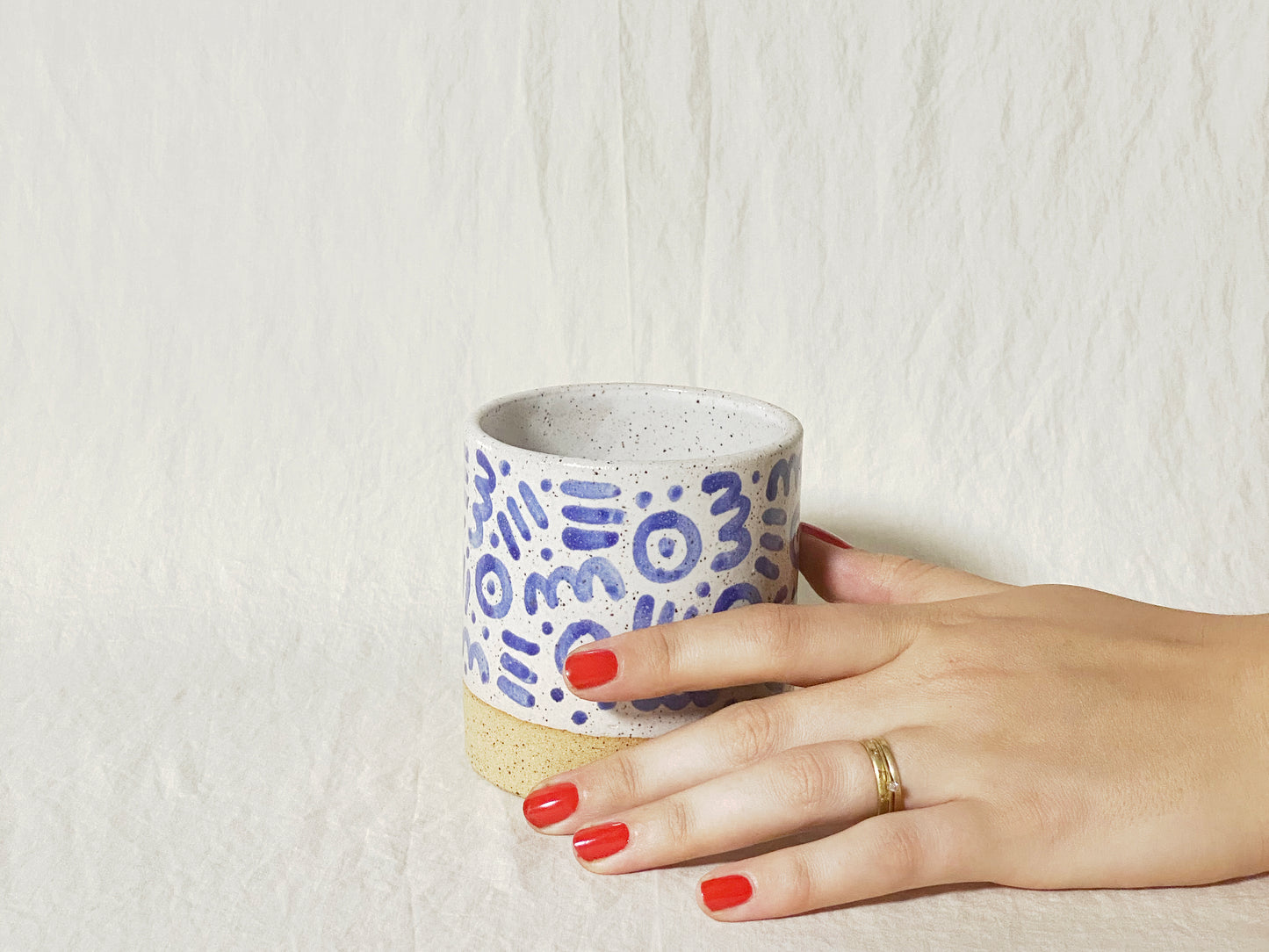 (SECOND) Doodle Cup - Cobalt Blue