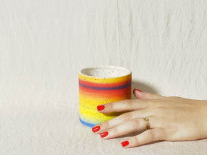"Blur" Cup - Rainbow Ombre