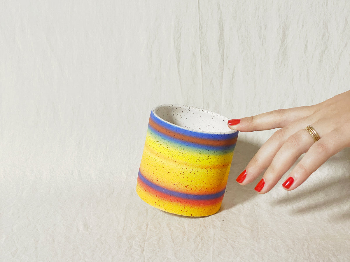 "Blur" Cup - Rainbow Ombre