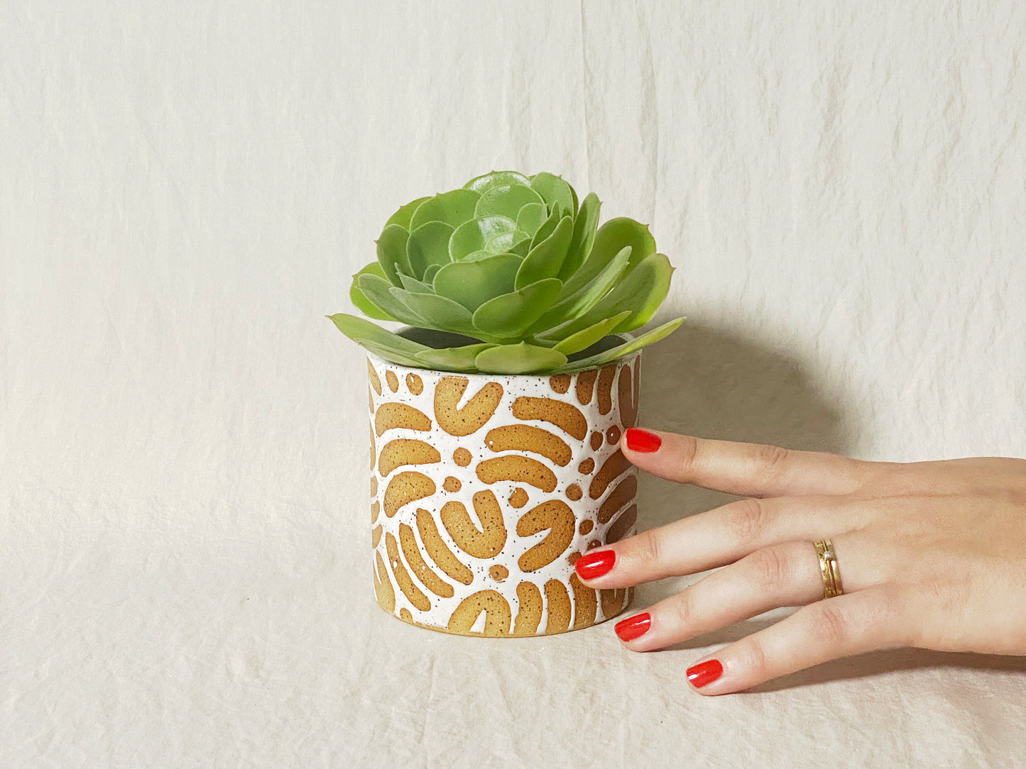 "Jot" Planter / Pot - Large Pattern
