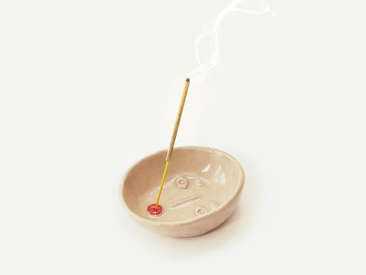 Ceramic Face Dish nº4 / Incense Holder / Ring Dish