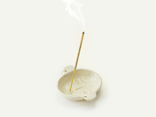 Ceramic Face Dish nº3 / Incense Holder / Ring Dish
