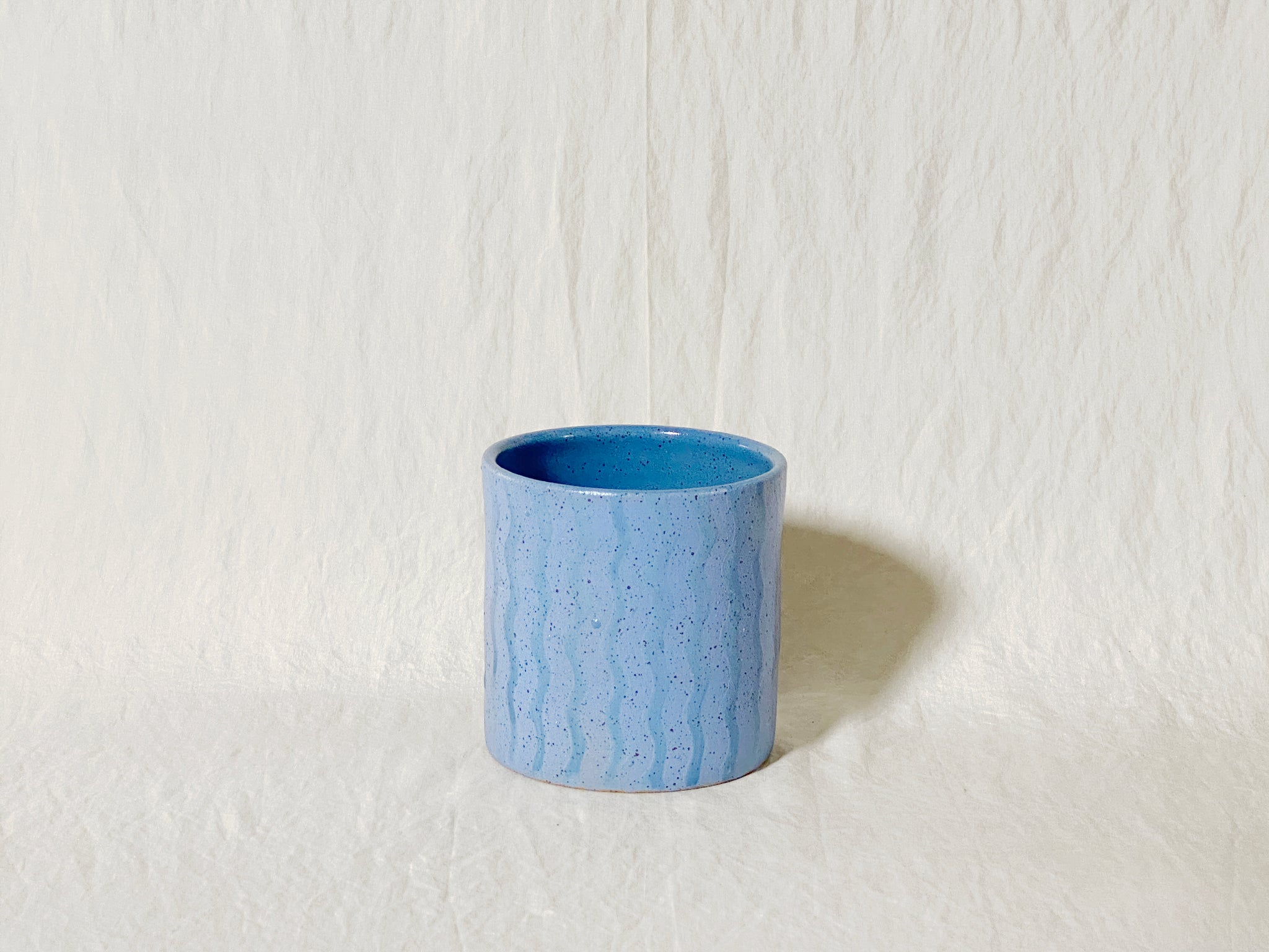 (SECOND) Wavy Cup - Medium Blue