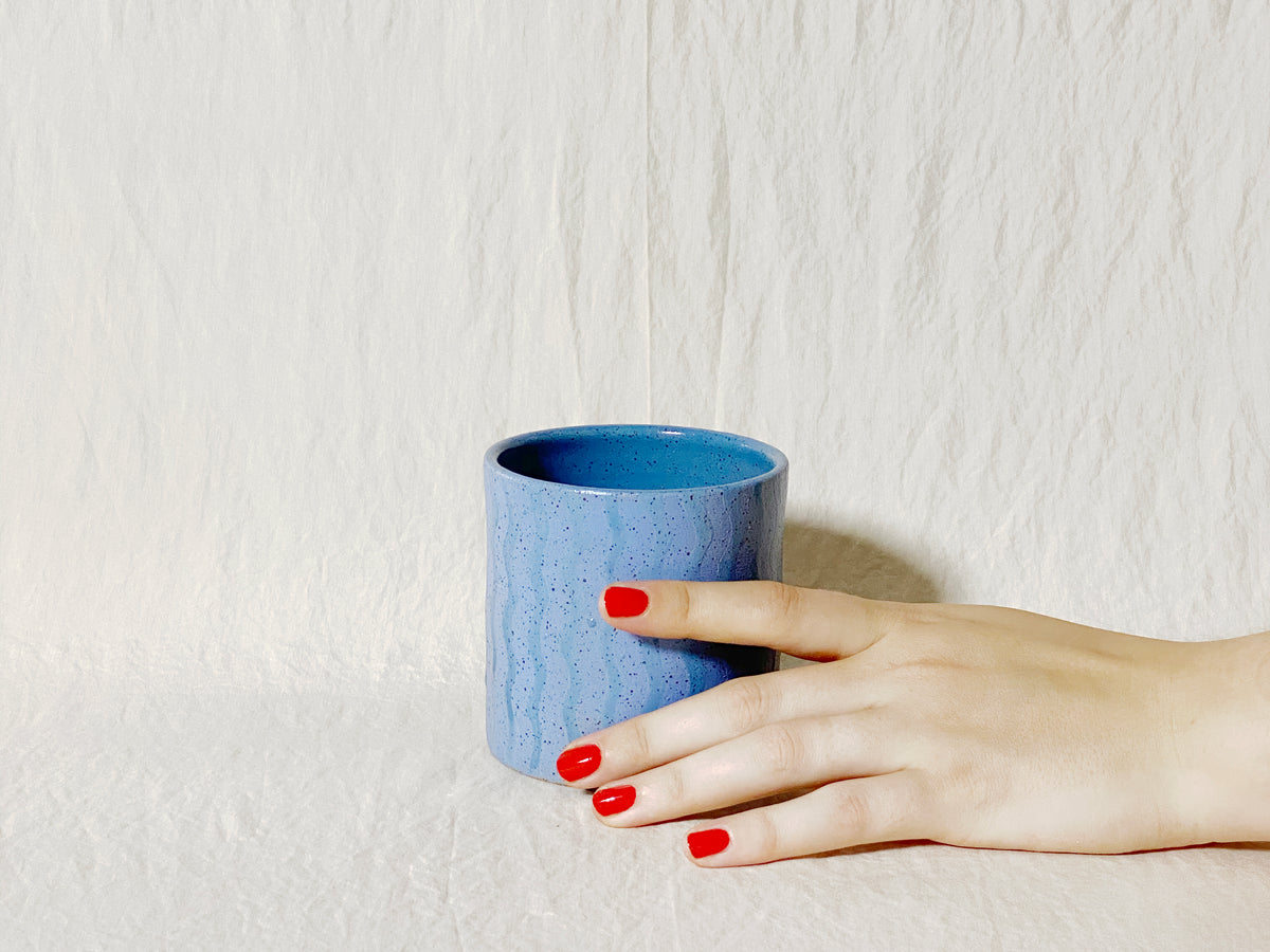 (SECOND) Wavy Cup - Medium Blue