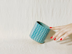 Wavy Cup - Turquoise