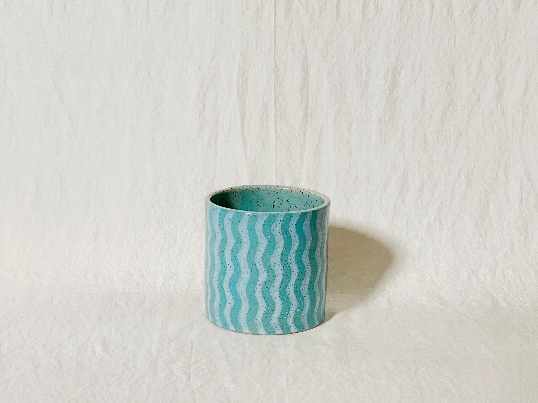 Wavy Cup - Turquoise