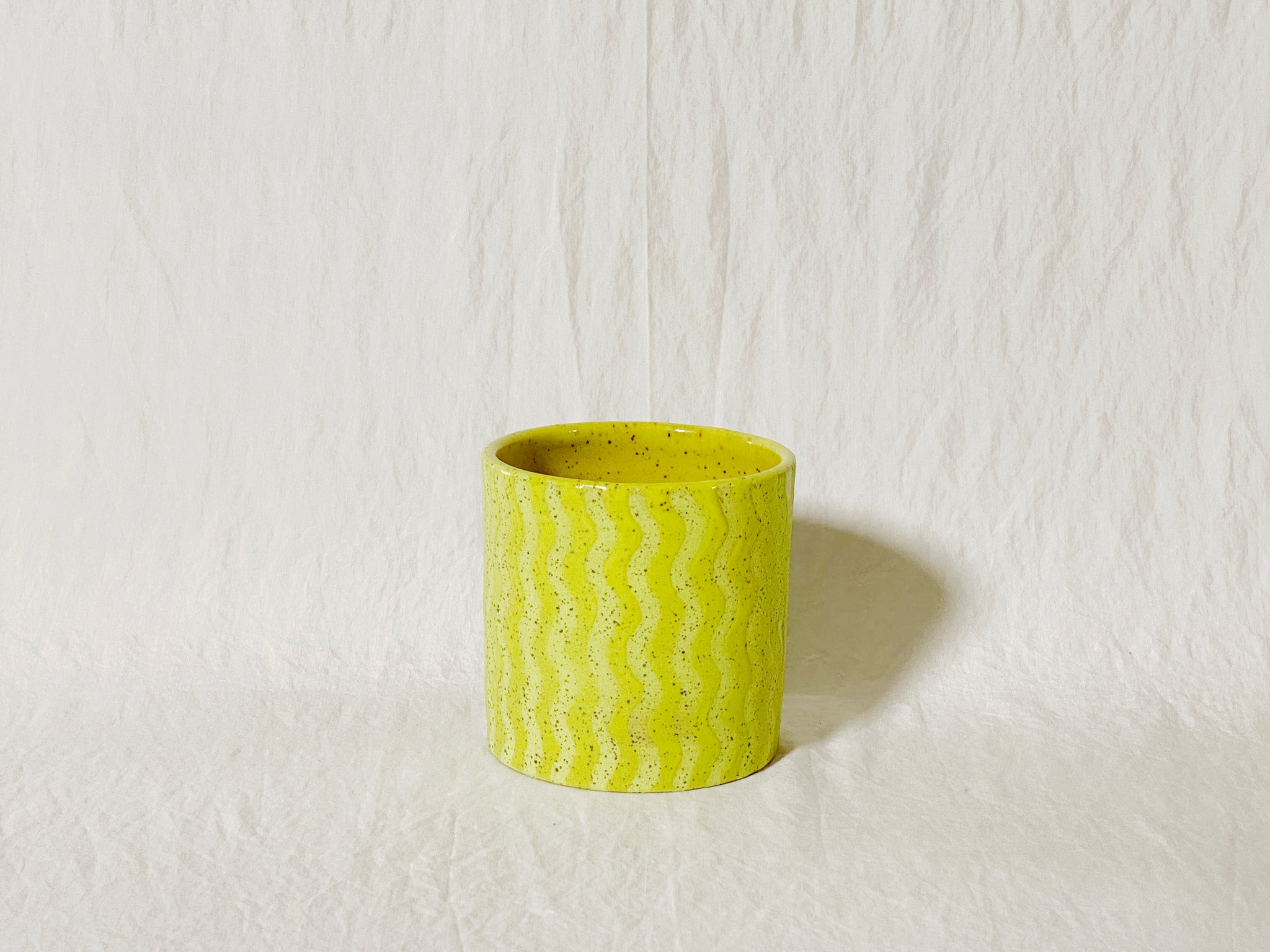 (SECOND) Wavy Cup - Yellow