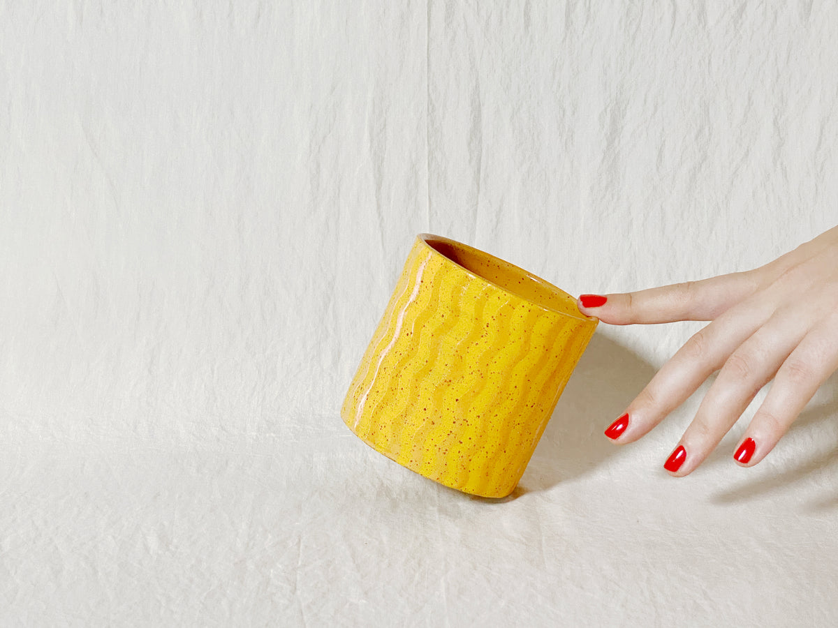 Wavy Cup - Orange