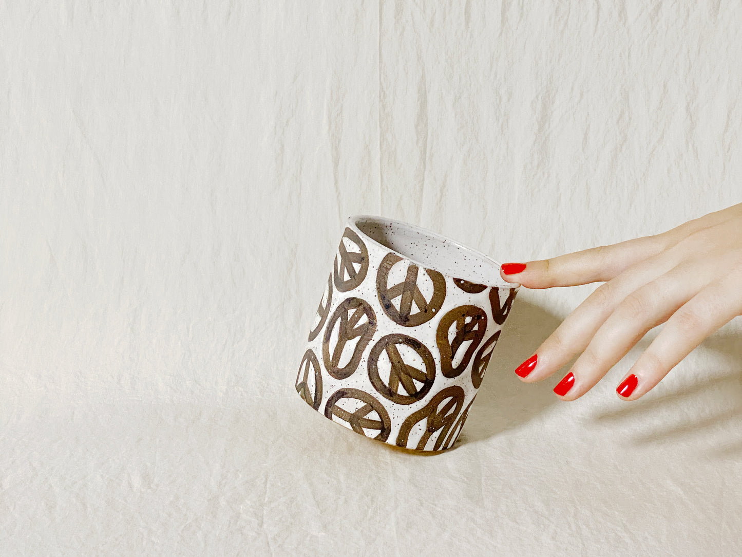 Peace Cup / Tumbler (Large Pattern)