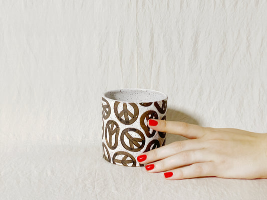 Peace Cup / Tumbler (Large Pattern)