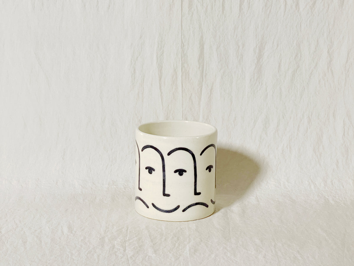 "Mood" Cup / Tumbler - Black & White