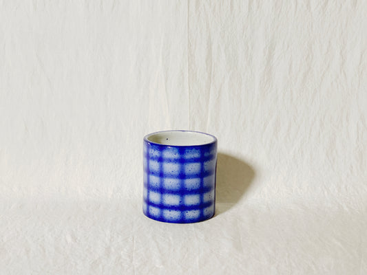 Blurred Gridlines - Small Blue