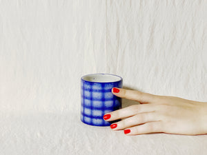 Blurred Gridlines - Small Blue