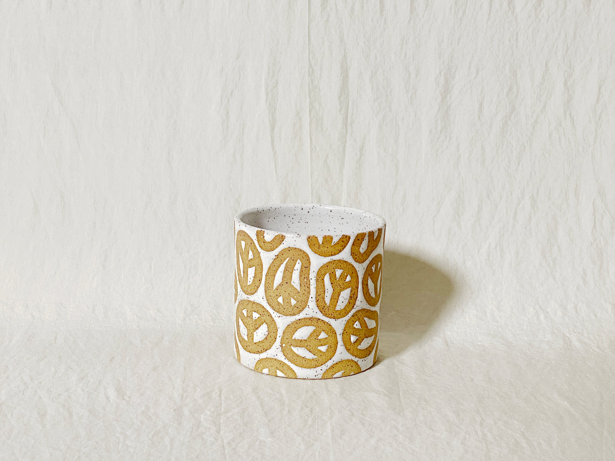 Peace Planter / Pot (Medium Pattern)