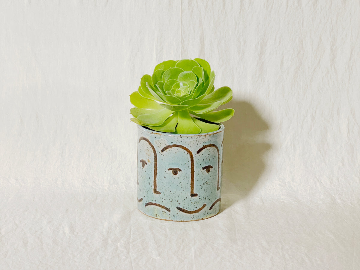 (SECOND) "Mood" Planter / Pot - Turquoise