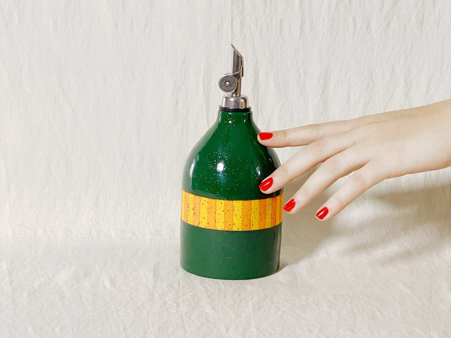 Oil Cruet/Dispenser - Stripes (18)