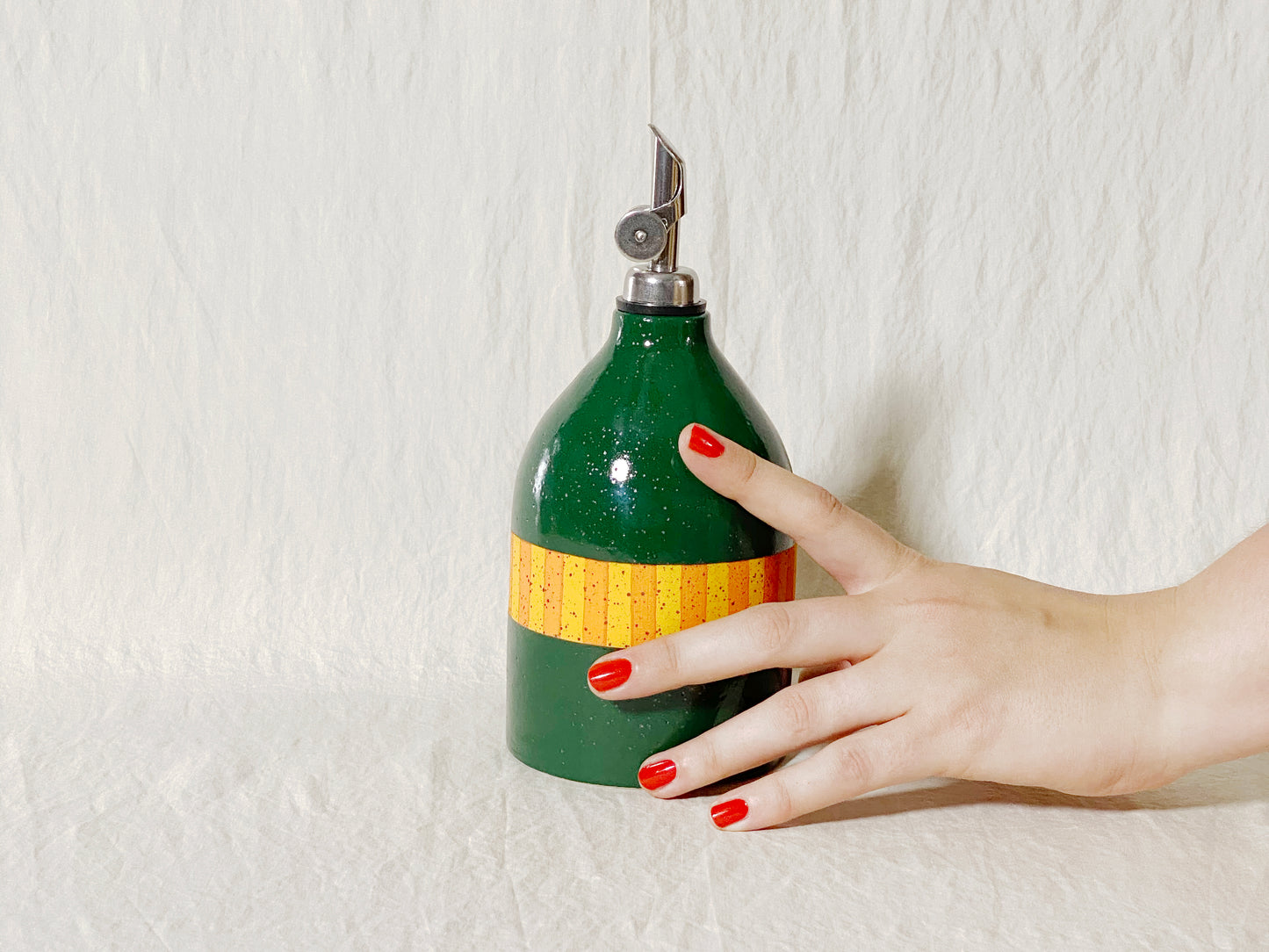 Oil Cruet/Dispenser - Stripes (18)
