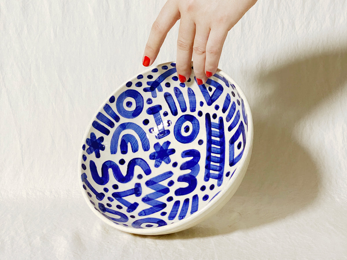 Large Doodle Bowl / Dish