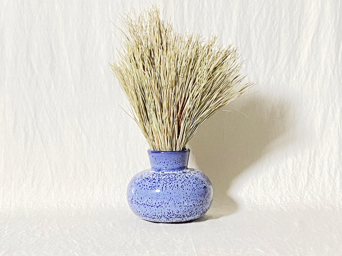 Bulbous Blue Vase